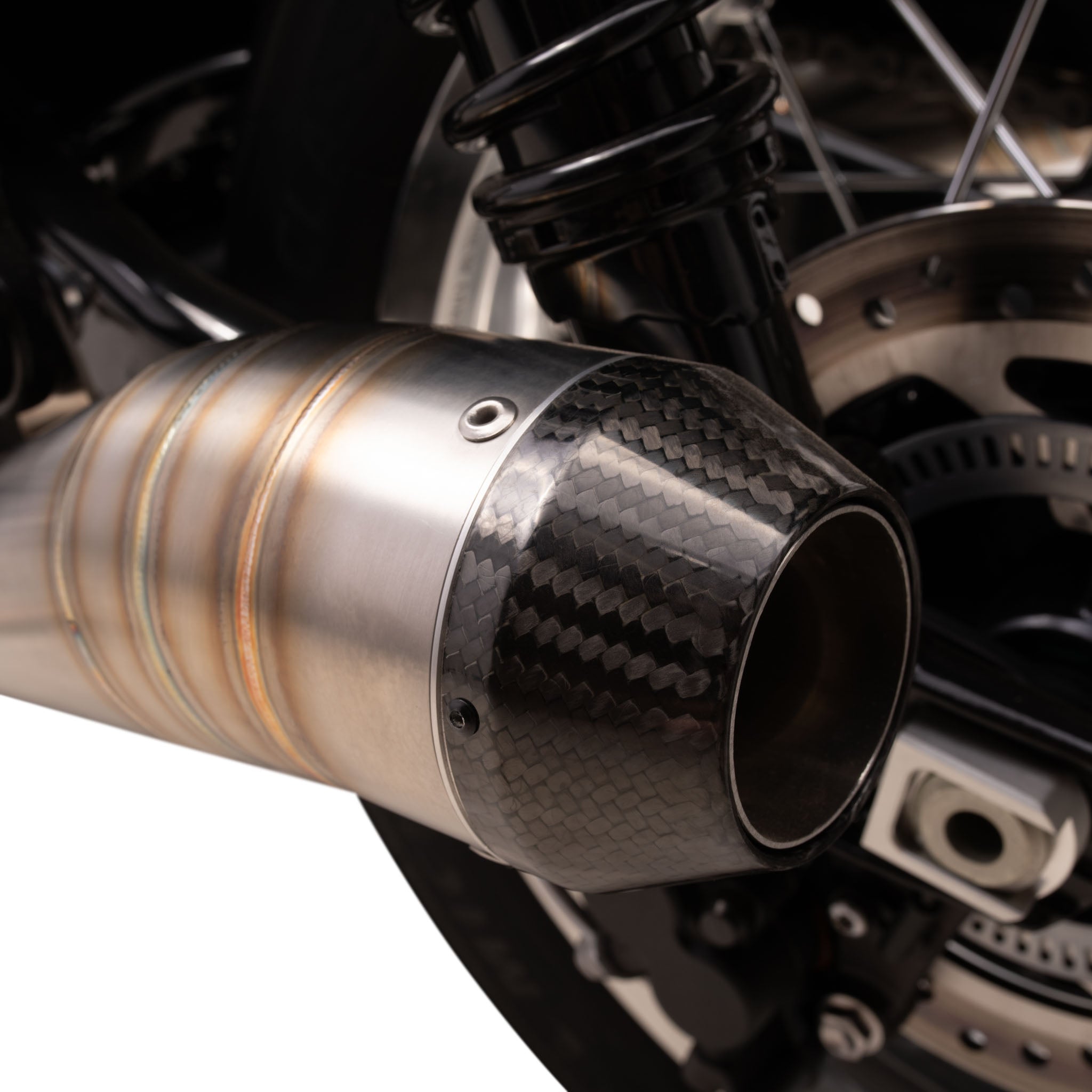 GP Carbon Slip On Exhaust for Triumph Bonneville T100 & T120