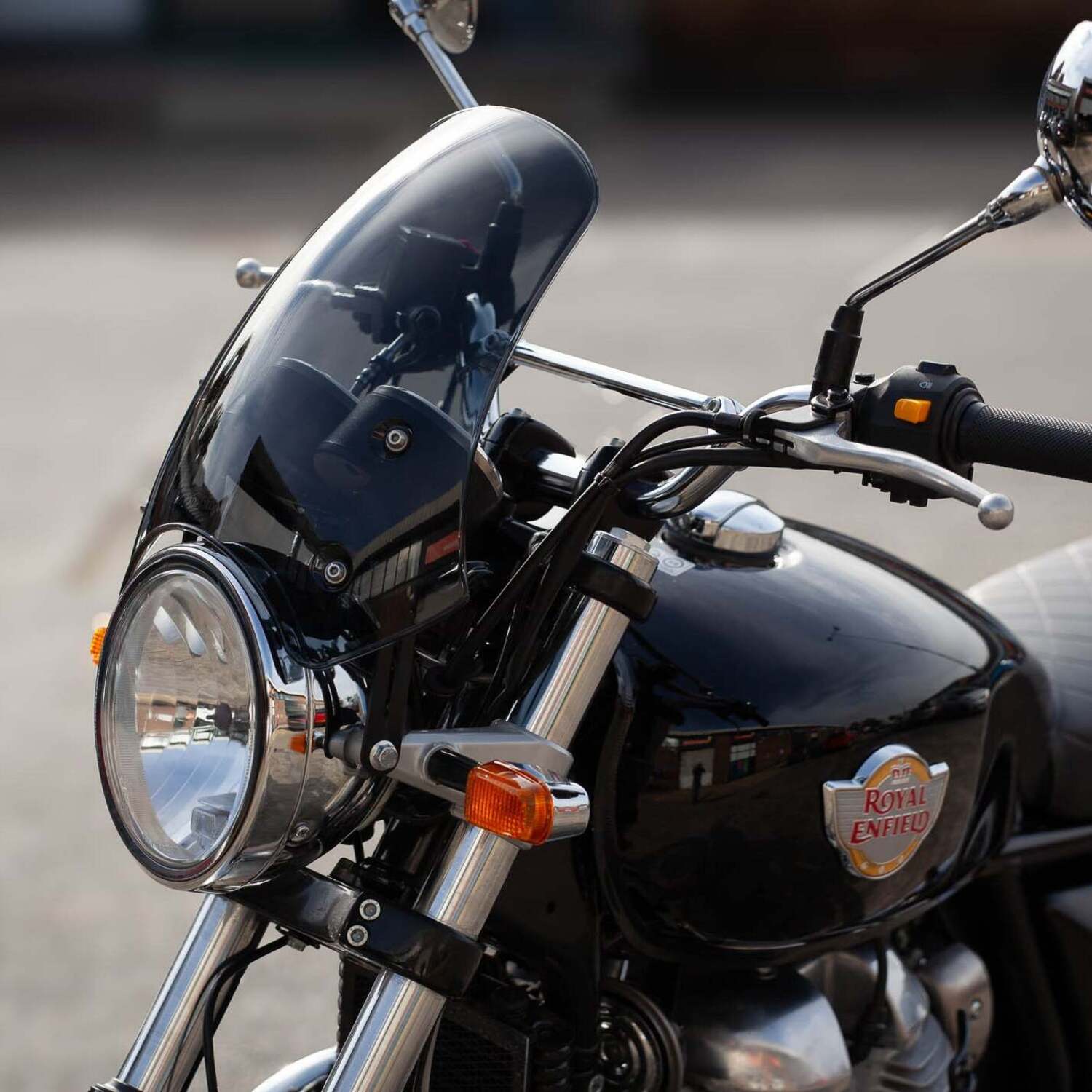 Dart Marlin S3 Flyscreen for Royal Enfield Interceptor 650 - Dark Tint