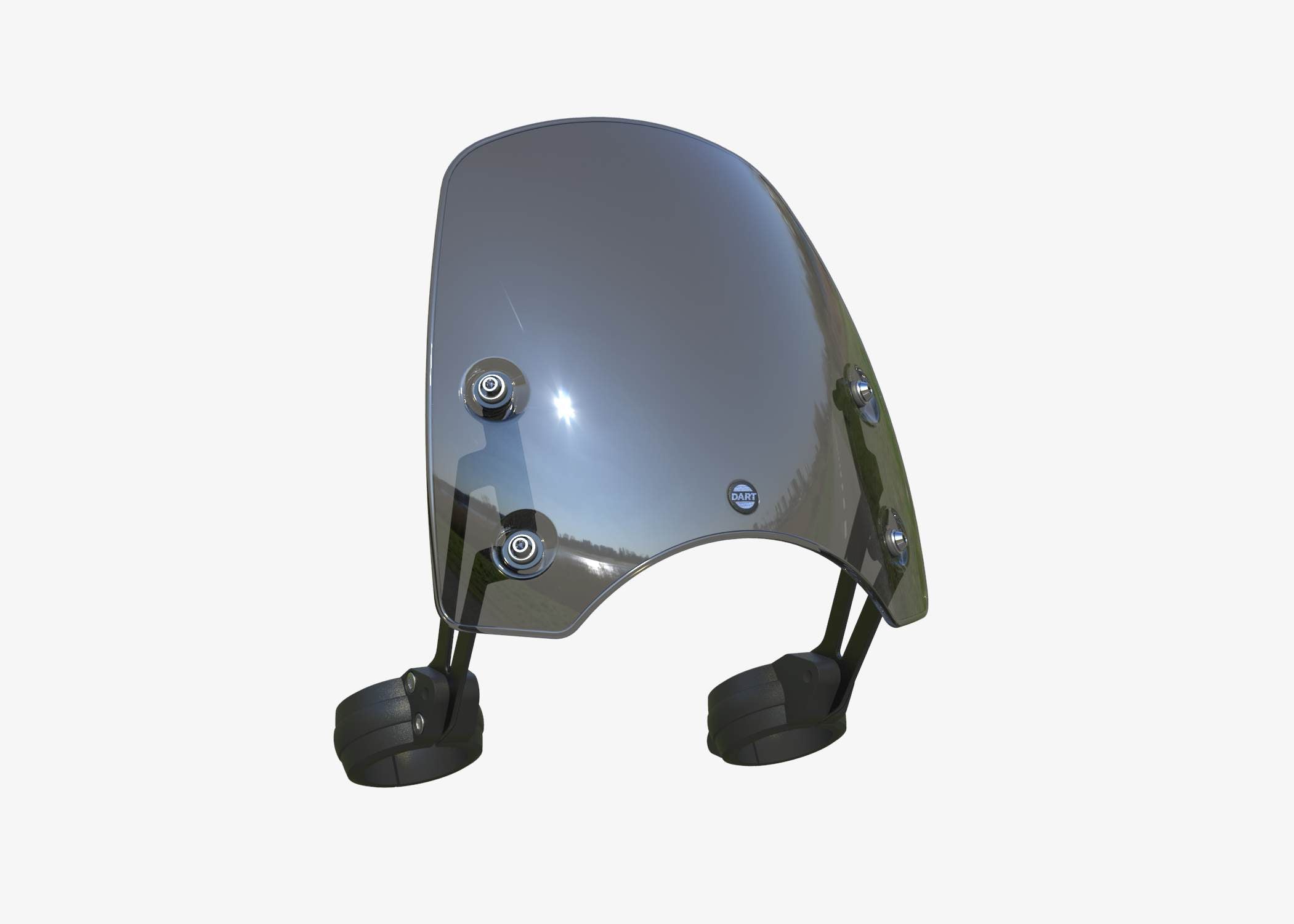Dart Classic S3 (Dark) Flyscreen for Triumph Scrambler 900 2026 and newer