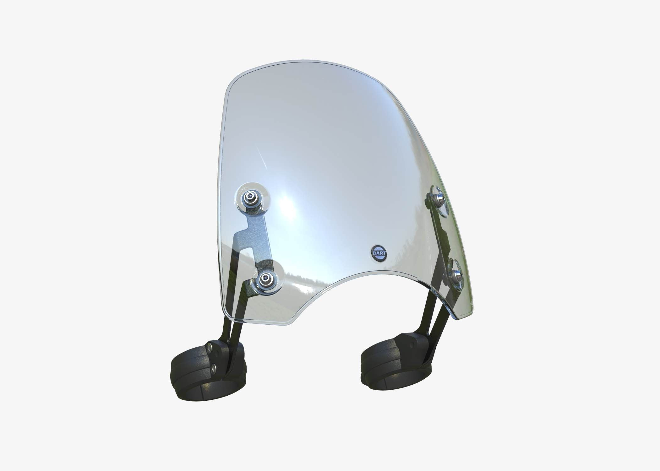 Dart Classic S3 (Light Grey) Flyscreen for Triumph Scrambler 900 2026 and newer
