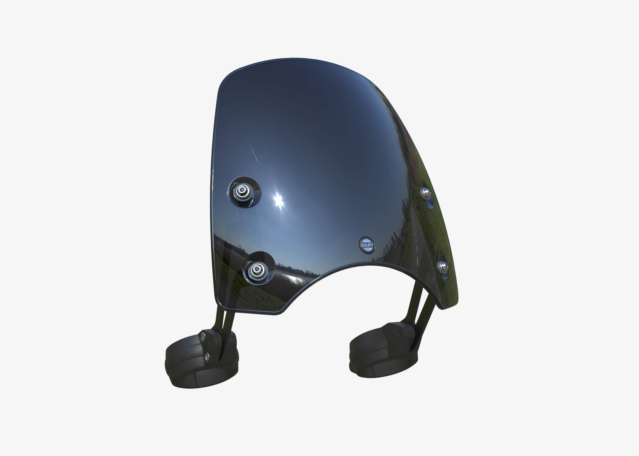 Dart Classic S3 (Black) Flyscreen for Triumph Scrambler 900 2026 and newer
