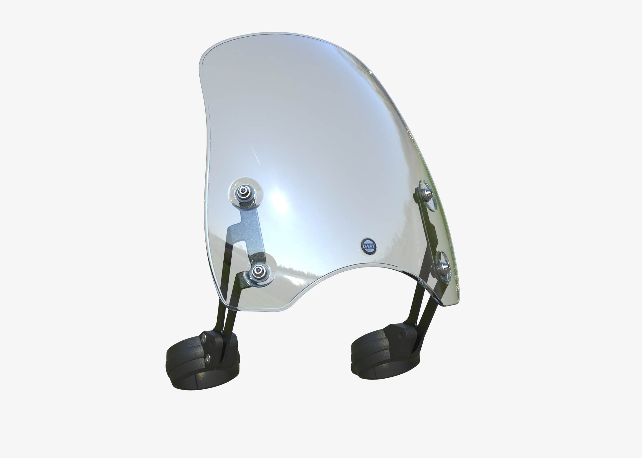 Dart Marlin S3 (Light Grey) Flyscreen for Triumph Scrambler 900 2026 and newer