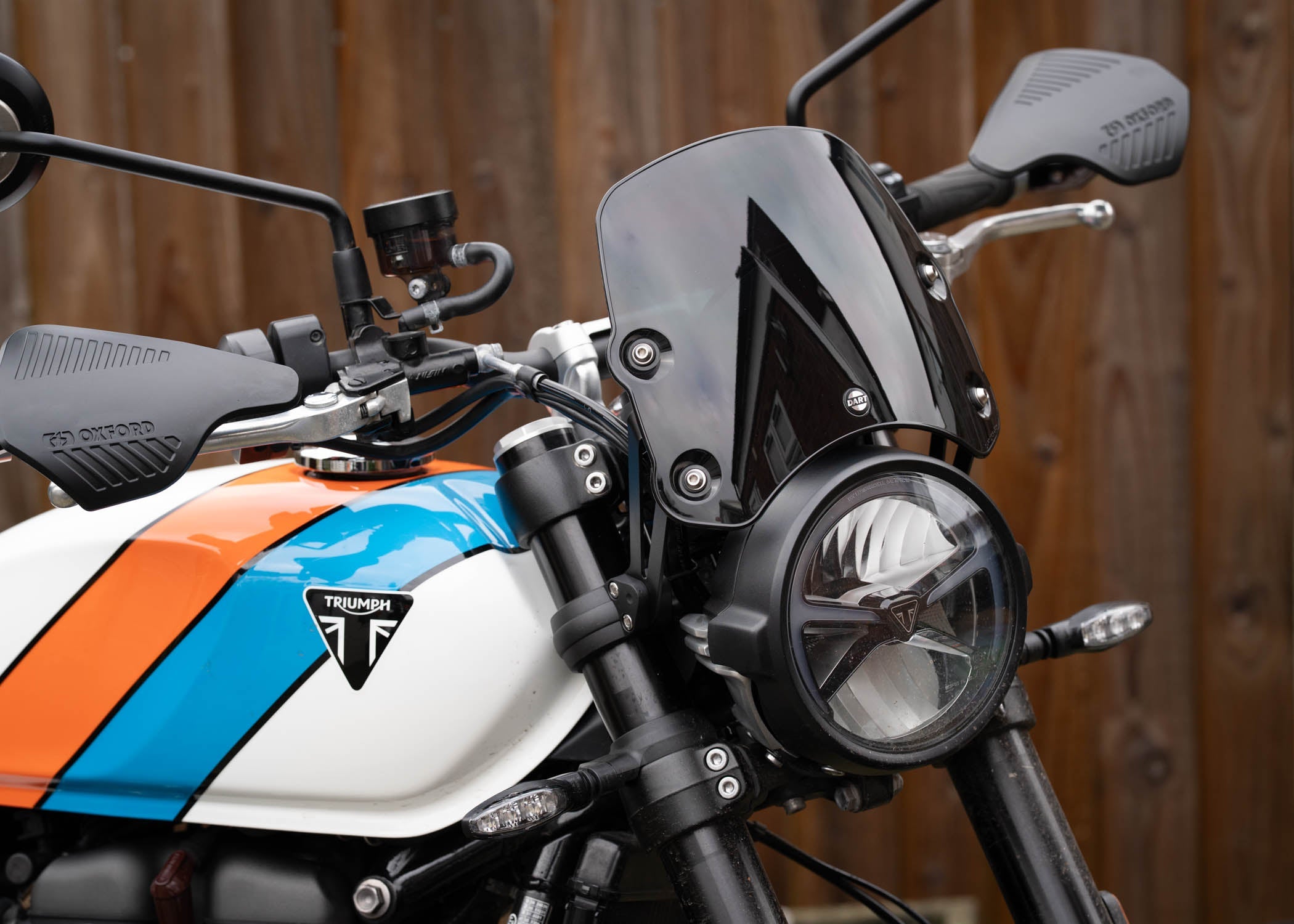 Dart Piranha S3 (Translucent Black) Flyscreen for Triumph Scrambler 900 2026 and newer