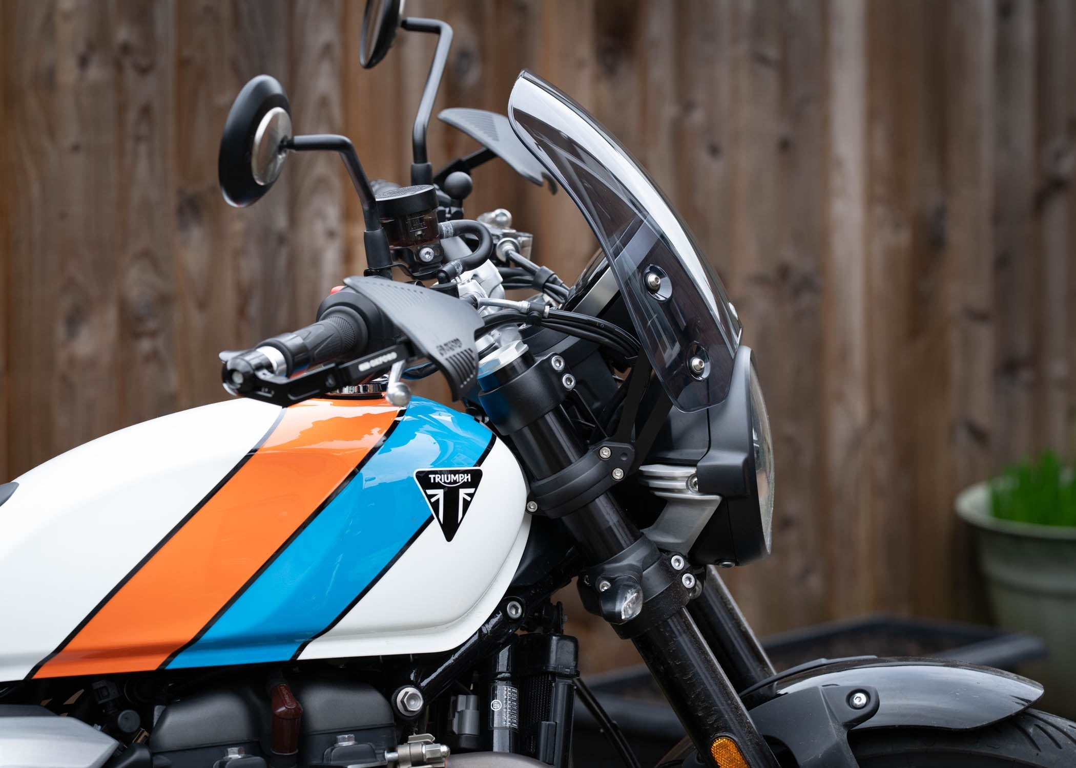 Dart Marlin S3 (Dark) Flyscreen for Triumph Scrambler 900 2026 and newer