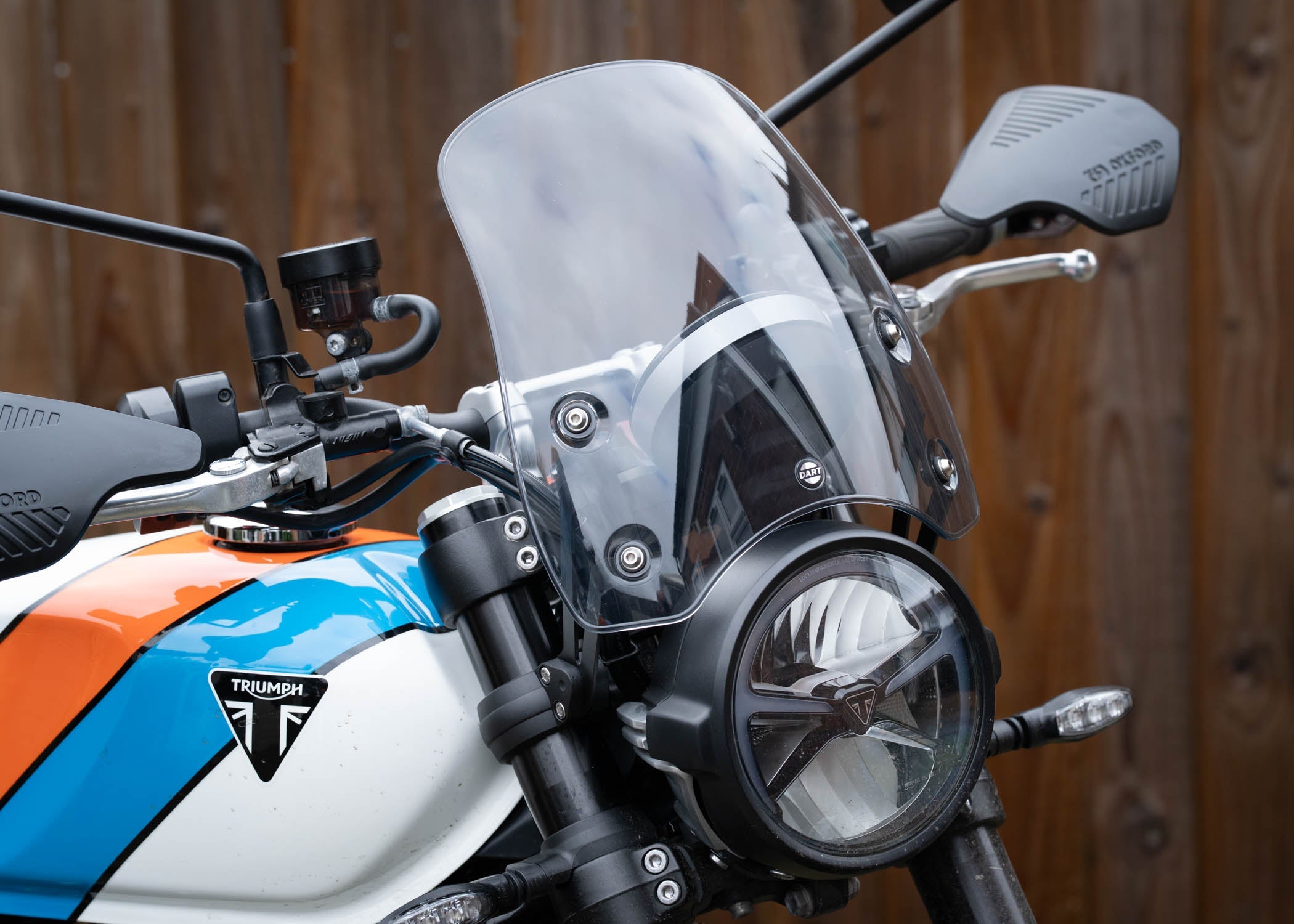 Dart Marlin S3 (Light Grey) Flyscreen for Triumph Scrambler 900 2026 and newer