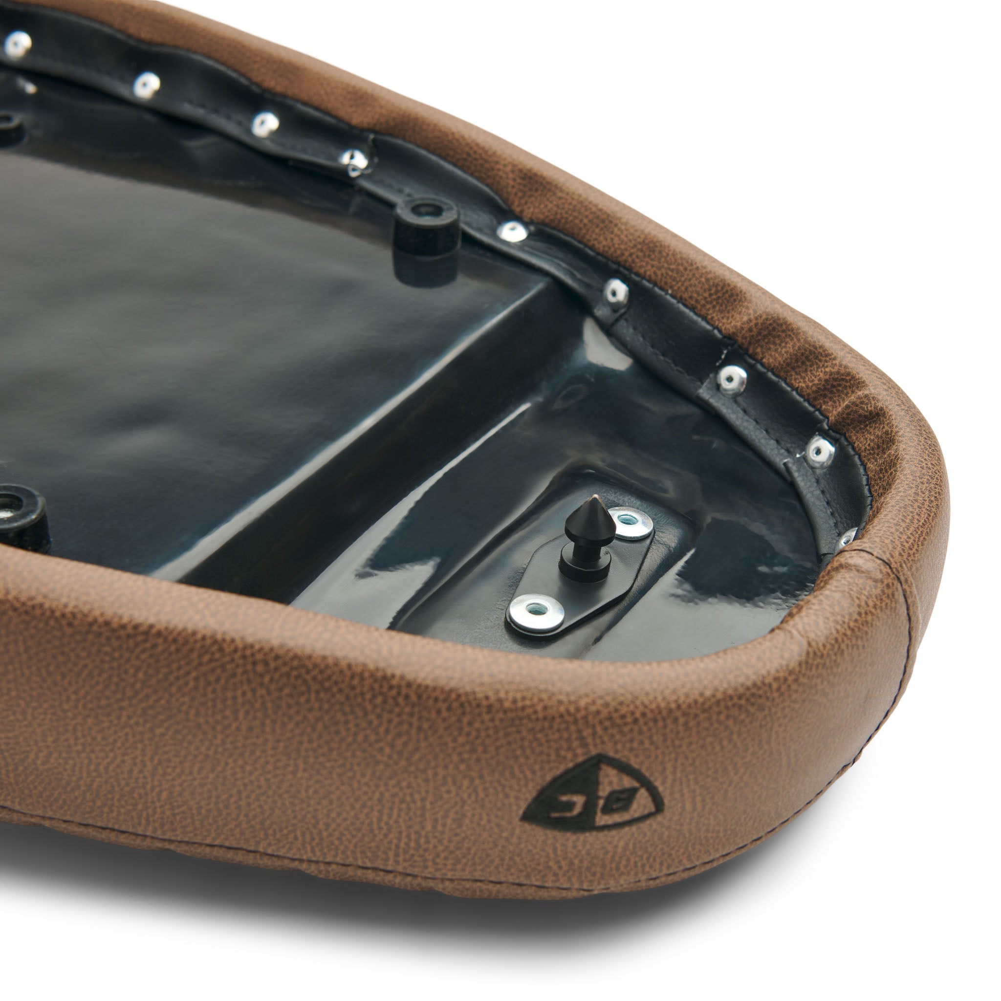 Triumph Motorcycle Slammer Tuck N Roll Gel Seat (2016+) | Brown
