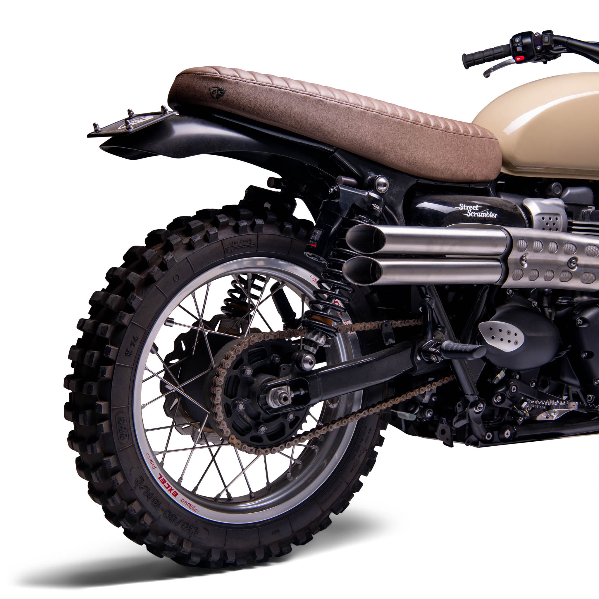 Slash Cut Shotgun Slip On Exhaust for Triumph Street Scrambler Scram