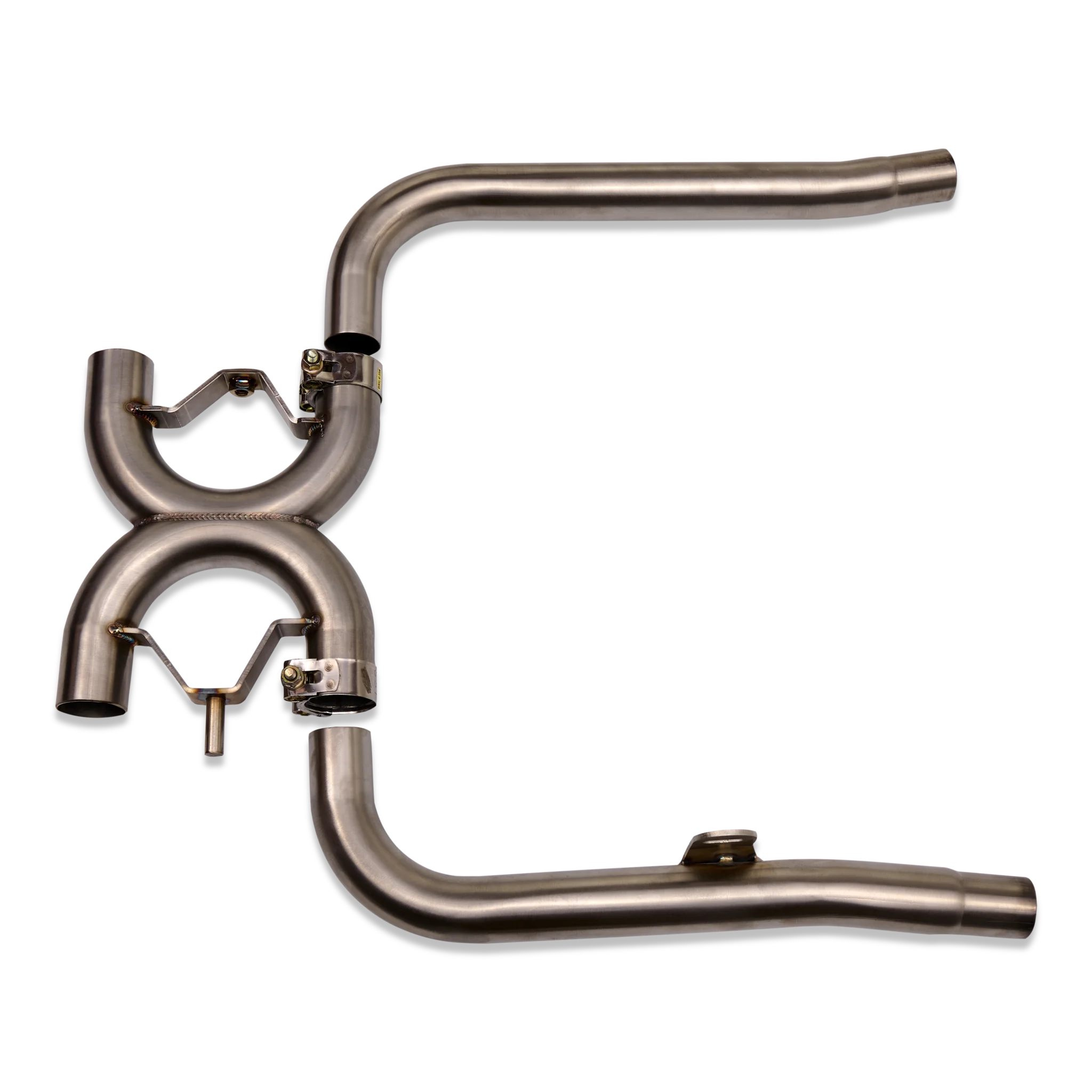 British Customs X-Pipe decat mid pipe kit for Triumph Bonneville T100 T120