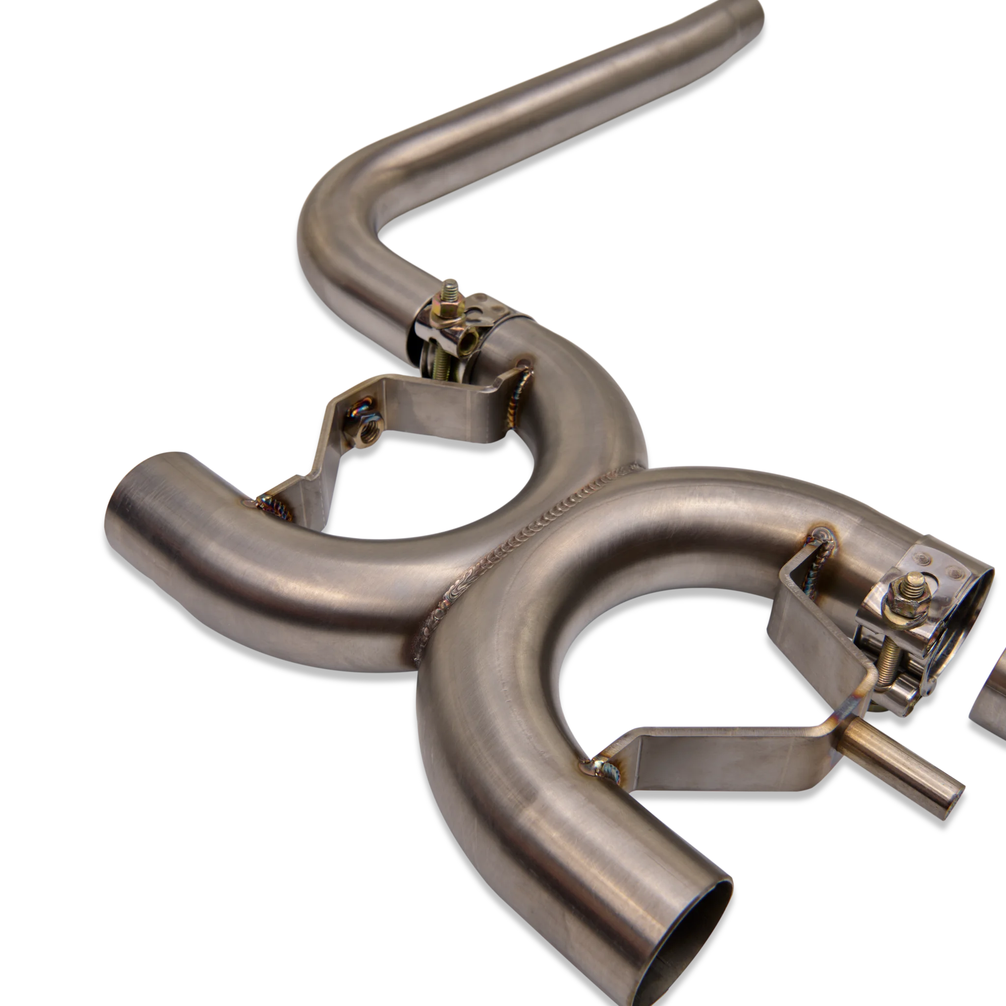 British Customs X-Pipe decat mid pipe kit for Triumph Bonneville T100 T120