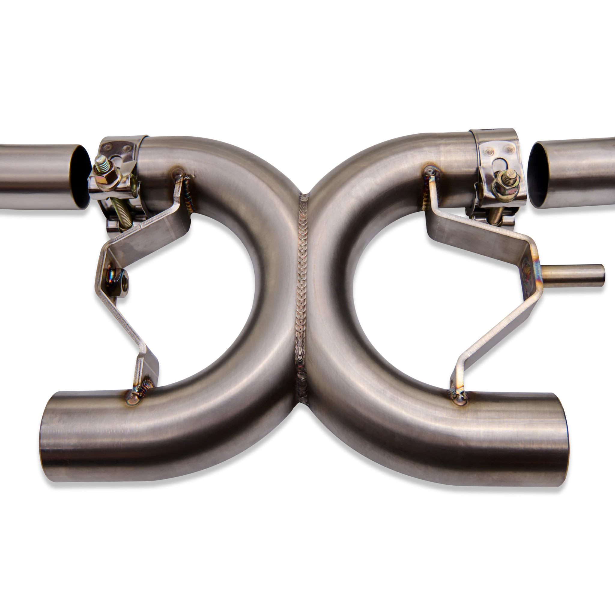 British Customs X-Pipe decat mid pipe kit for Triumph Bonneville T100 T120