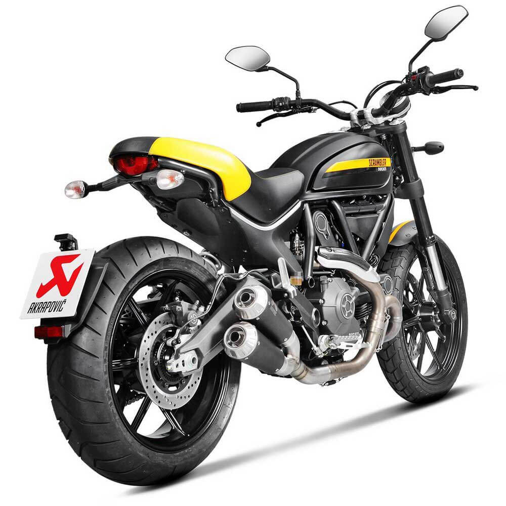 Akrapovic Slip On Muffler for Ducati Scrambler