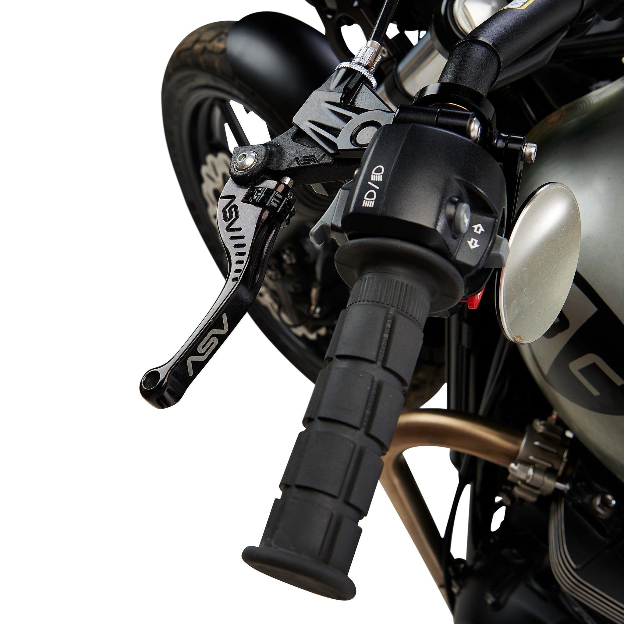 High-Quality ASV F3 Unbreakable Short Brake Lever for Triumph Motorcycles - British Customs