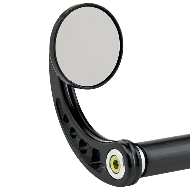 Joker Machine 2 1/4" Round Bar End Mirror Stem C | Black