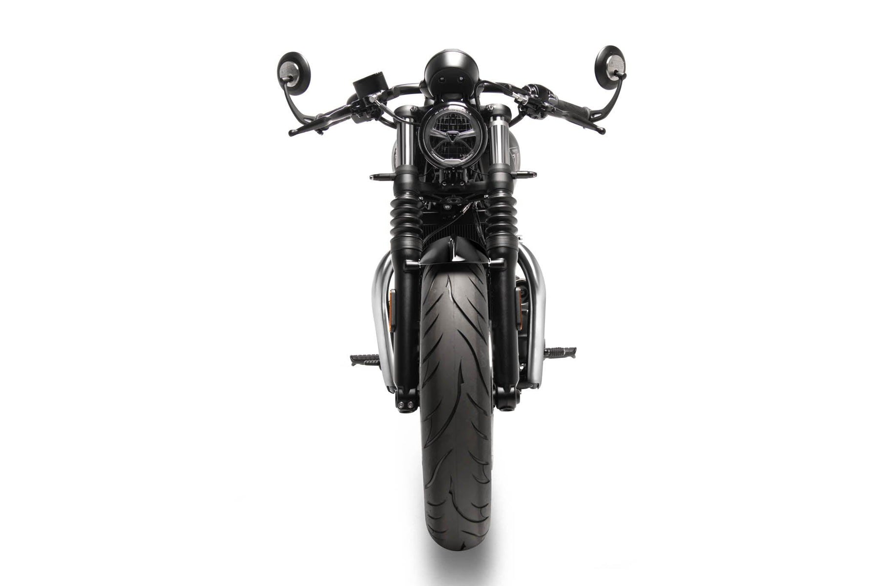 Big Port Bullet Classic LED Indicators – Black – Cafe Racer / Bobber / Chopper Motorcycle Pair