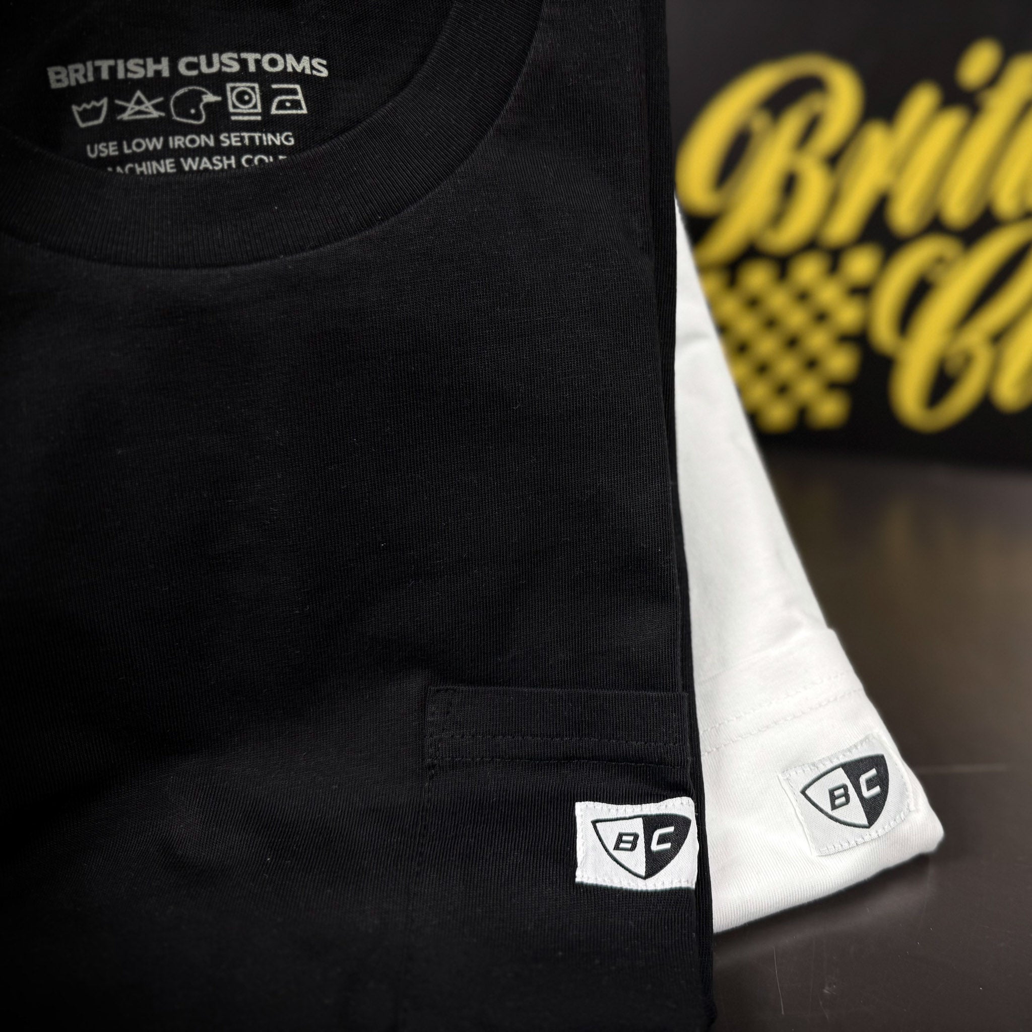 British Customs Pocket Tee - Equipped With Bolt On Parts
