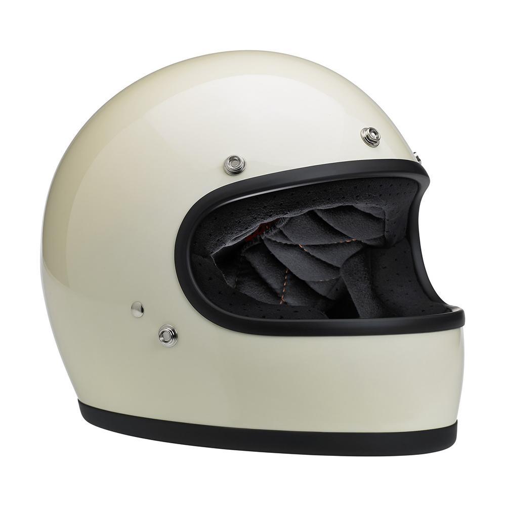 Gringo ECE Helmet - Vintage White - British Customs