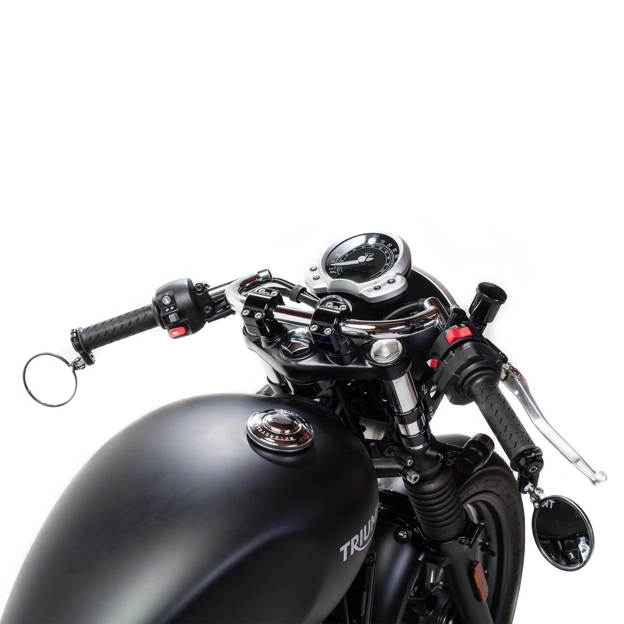 Bonneville T100 Triumph Bobber Clip Ons Cafe Handlebar Kit For