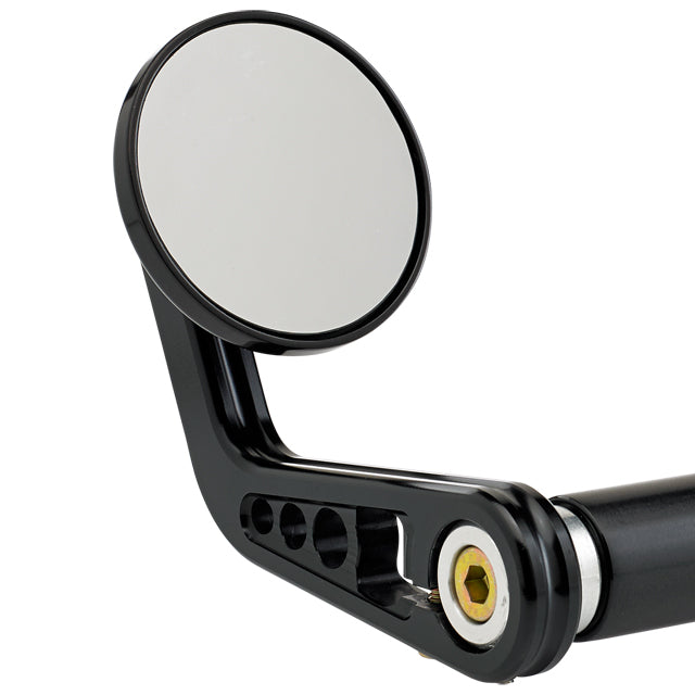 Joker Machine 2 1/4" Round Bar End Mirror Stem A | Black