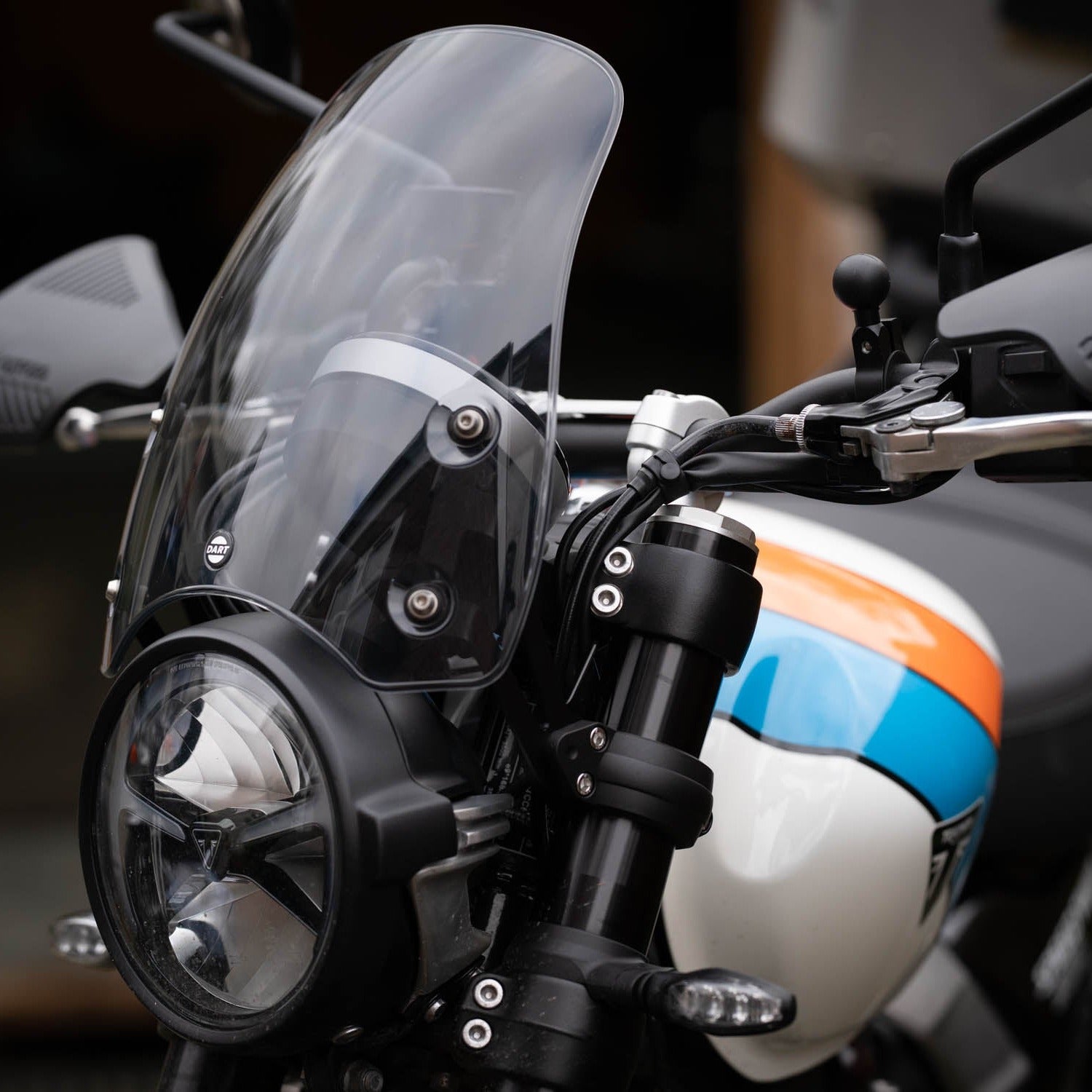 Dart Marlin S3 (Light Grey) Flyscreen for Triumph Speed Twin 900 2025 and newer