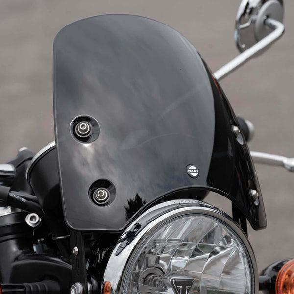 Dart Classic S3 Flyscreen for Triumph Bonneville T100 / T120 | Dark Ti
