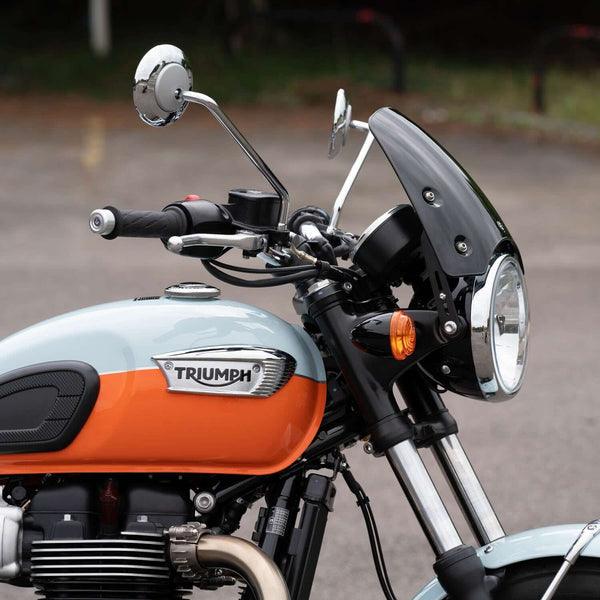 Dart Classic S3 Flyscreen for Triumph Bonneville T100 / T120 | Dark Ti