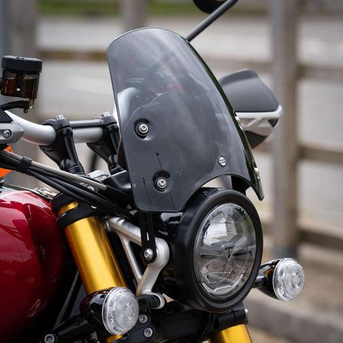 Dart Classic S3 Flyscreen for Triumph Scrambler 1200 | Black