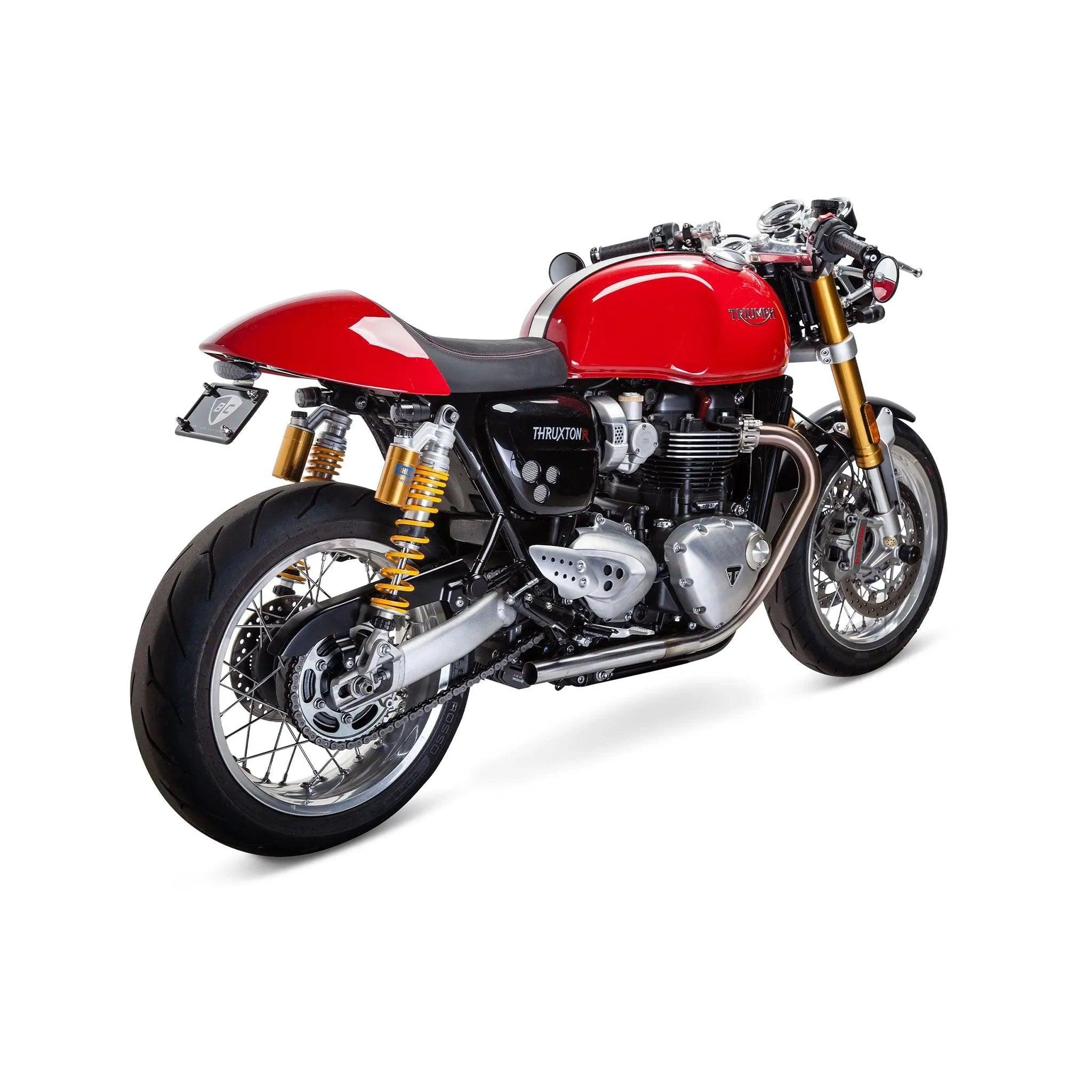 Left & Right Straight Performance Tips for Thruxton 1200 - Polished