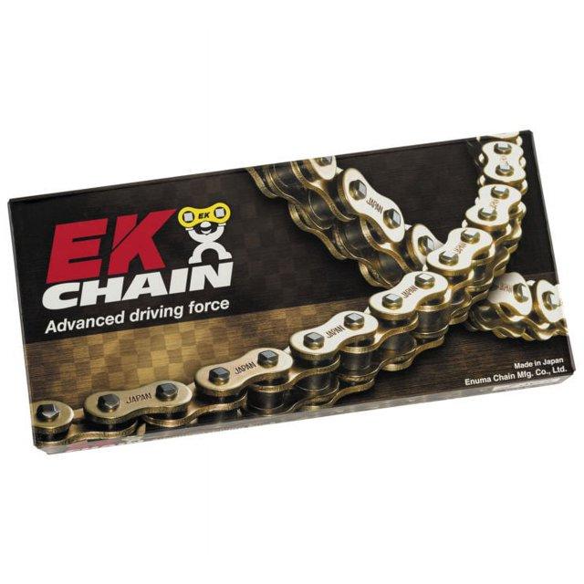EK Chain 520 SRX2 Quadra X-Ring Chain 104 Links EK 520SRX2 X 104 | BLACK - British Customs