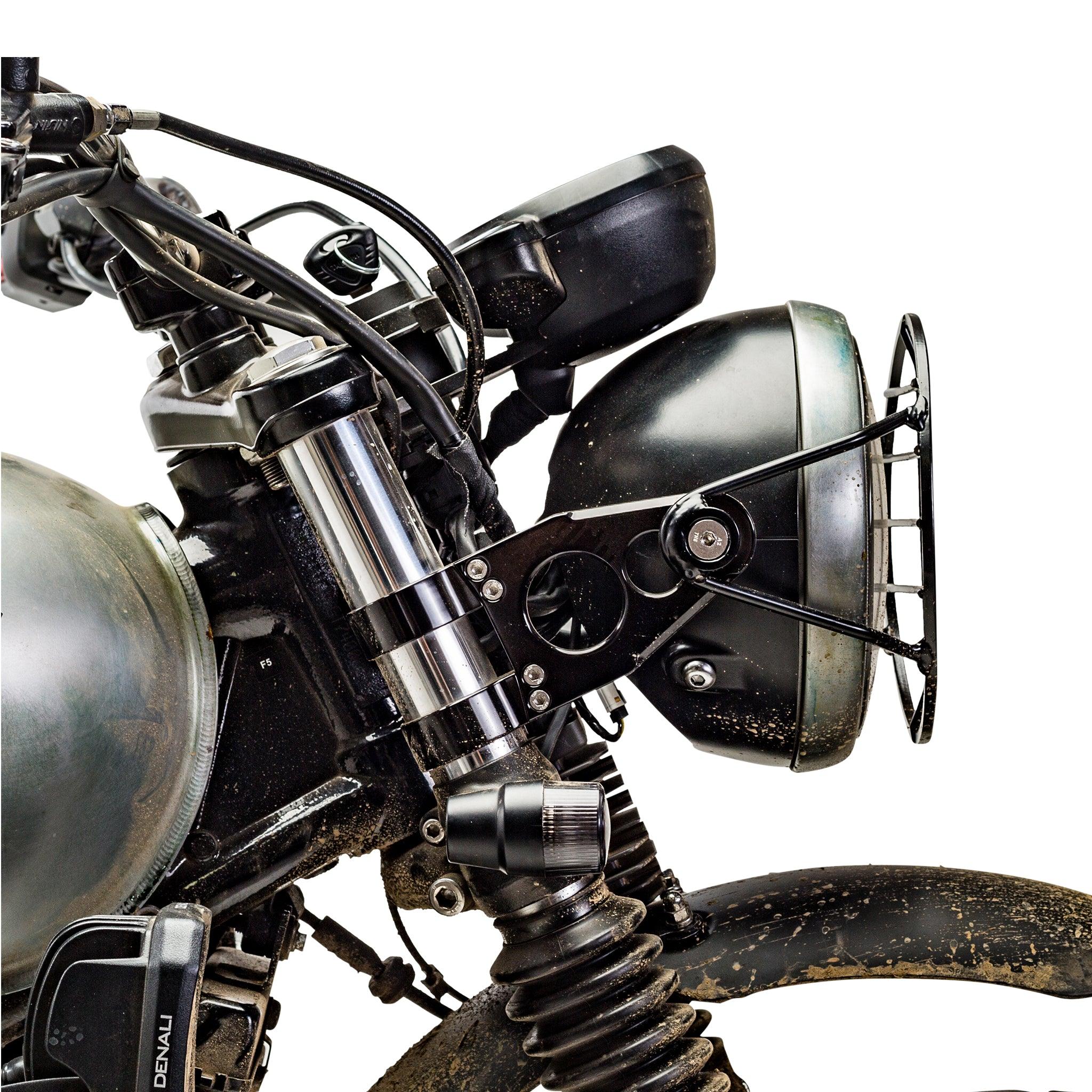 Headlight Guard for Triumph Motorcycles - British Customs