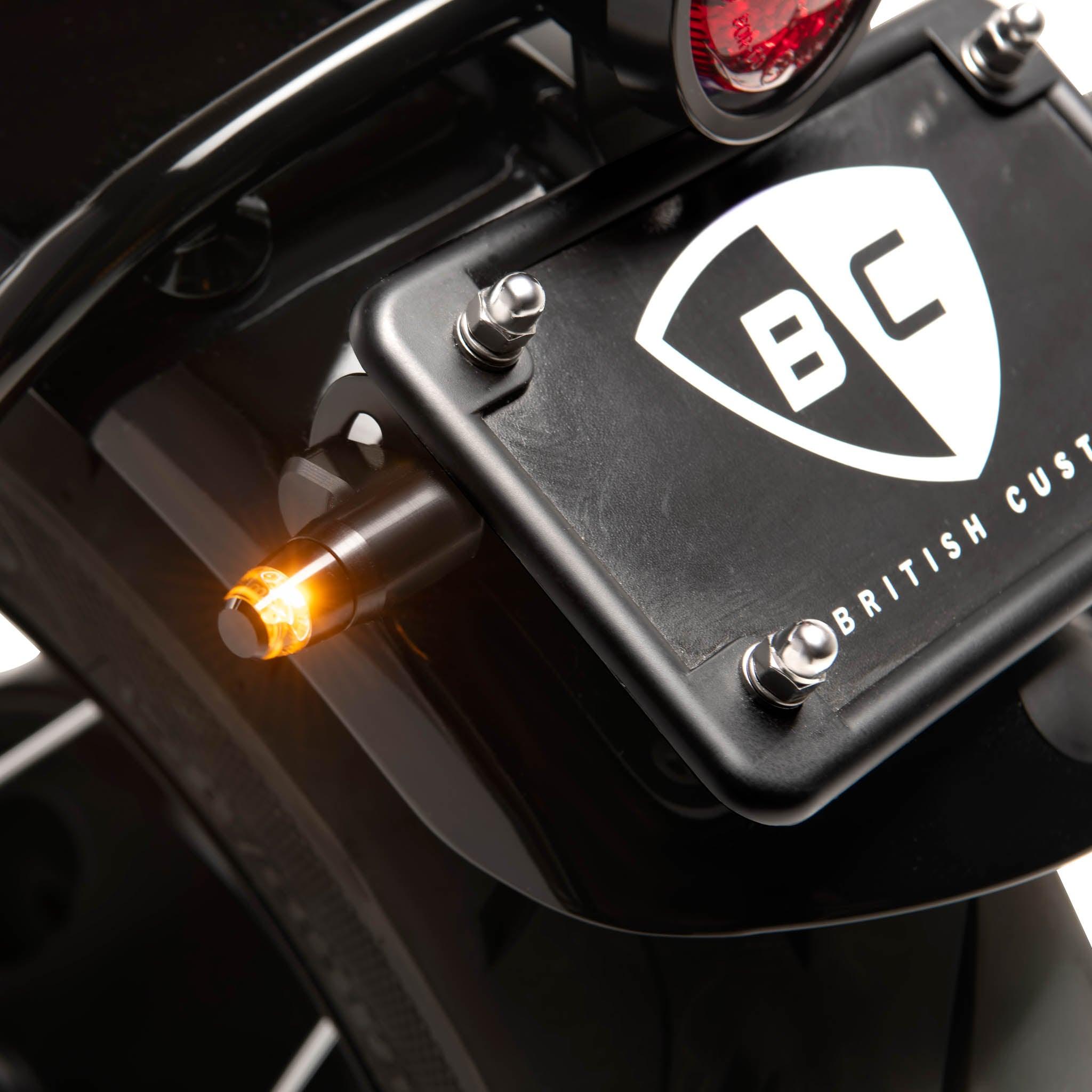 Mo.Blaze Pin + Pan Tail Light Lighting Package for Triumph Bobber & Bobber Black - British Customs