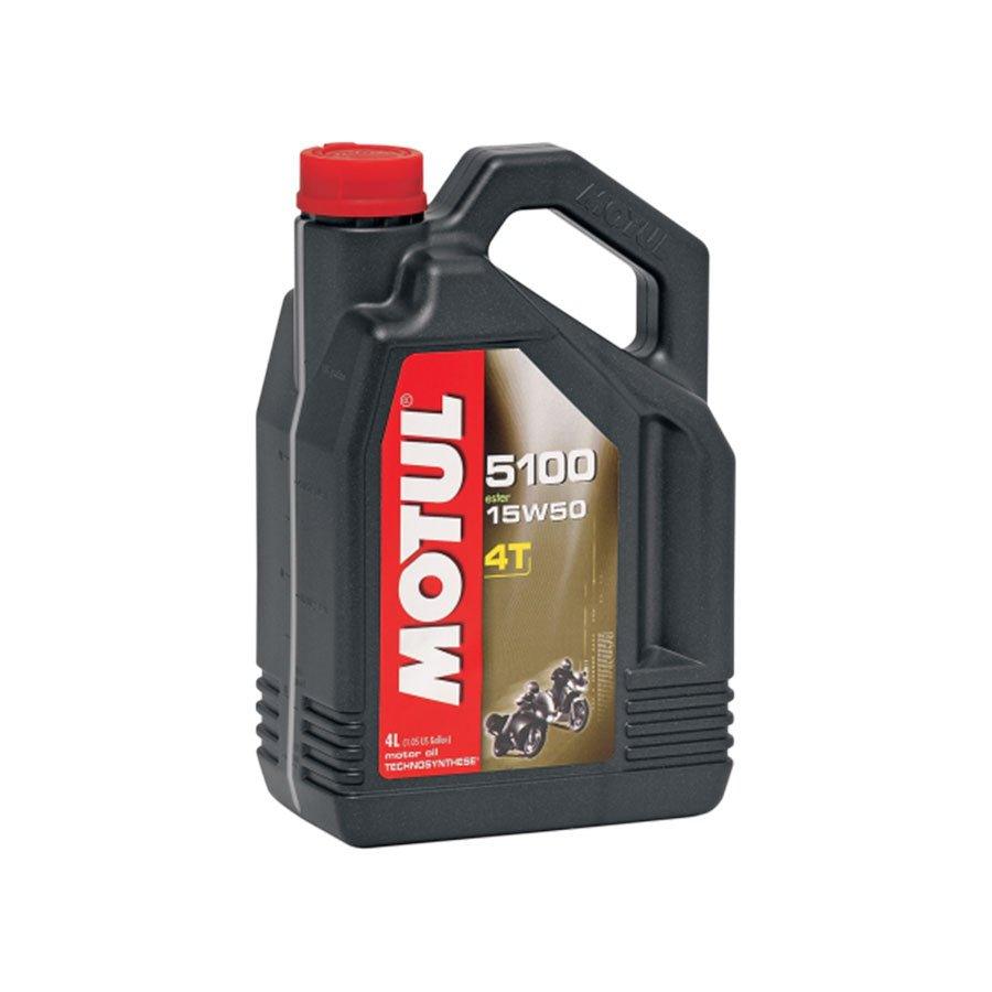 Motul 5100 15W/50 4T SYN-BLEND Motor Oil 1 Gallon