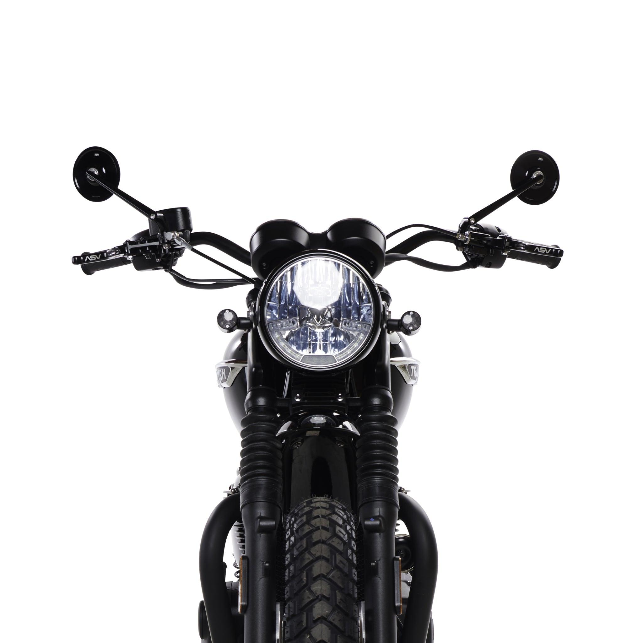 Plug & Play Retro LED Turn Signals for Triumph Motorcycles (2016+) | Front Stock Location - British Customs
