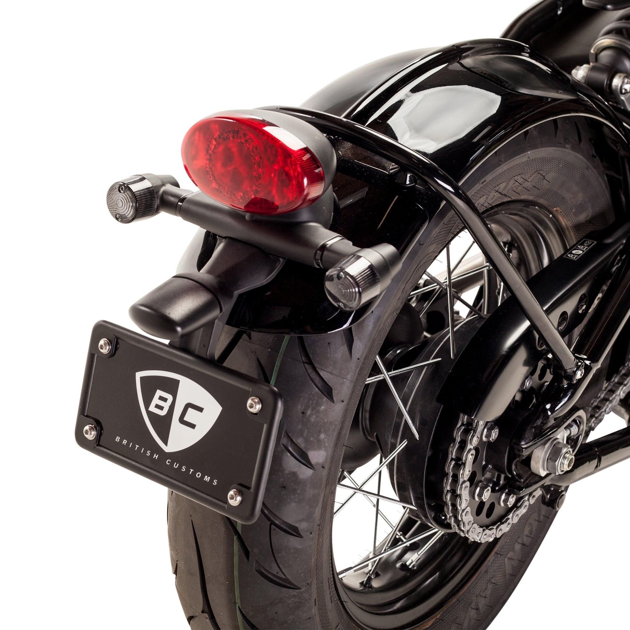 Plug & Play Retro LED Turn Signals for Triumph Motorcycles (2016+) | Rear Stock Location