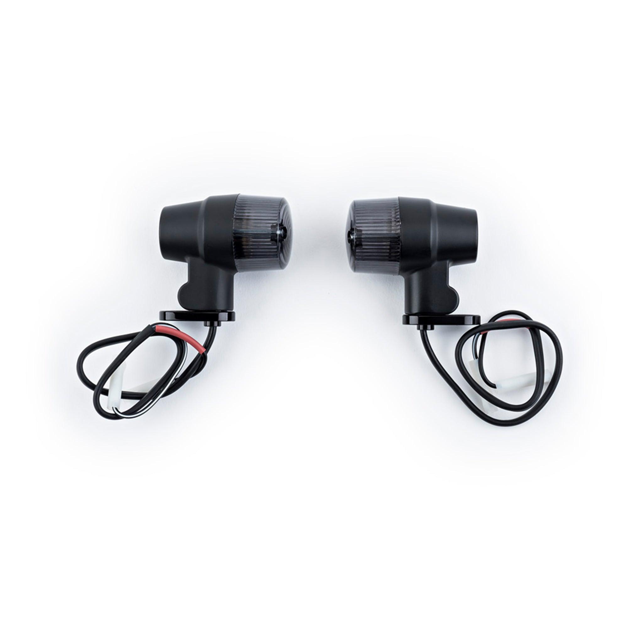 Plug & Play Retro LED Turn Signals - Rear Shock Mount - British Customs