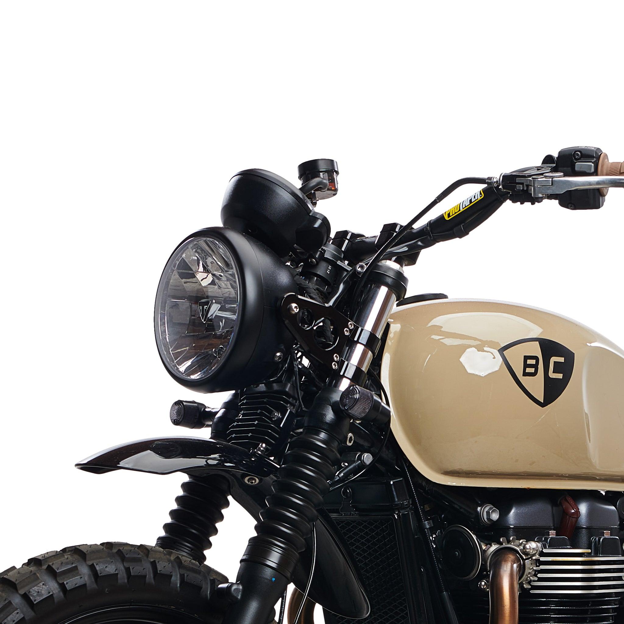 Retro Headlight Ears for Triumph Motorcycles - Main Image