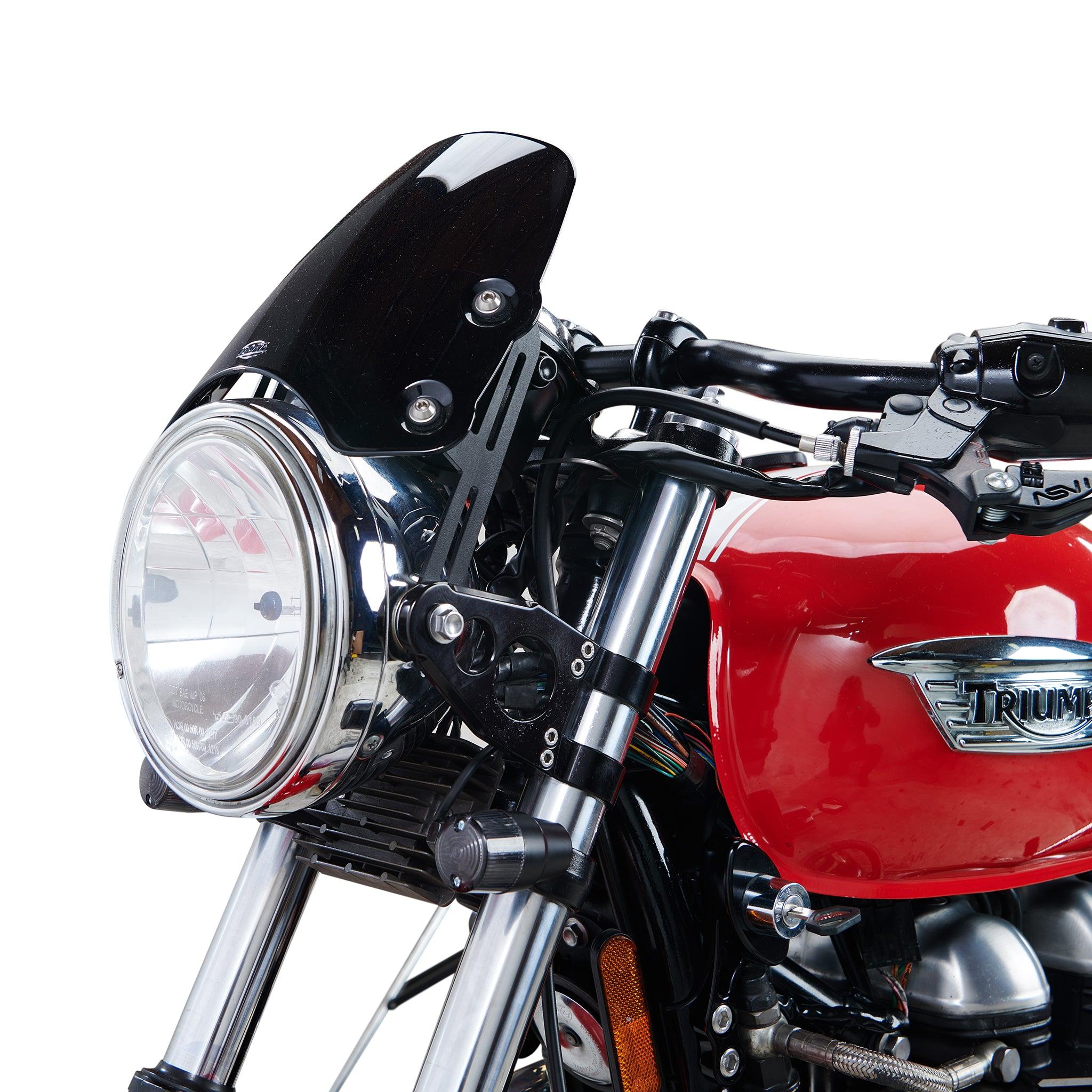 Best Retro Headlight Ears for Triumph Motorcycles - British Customs