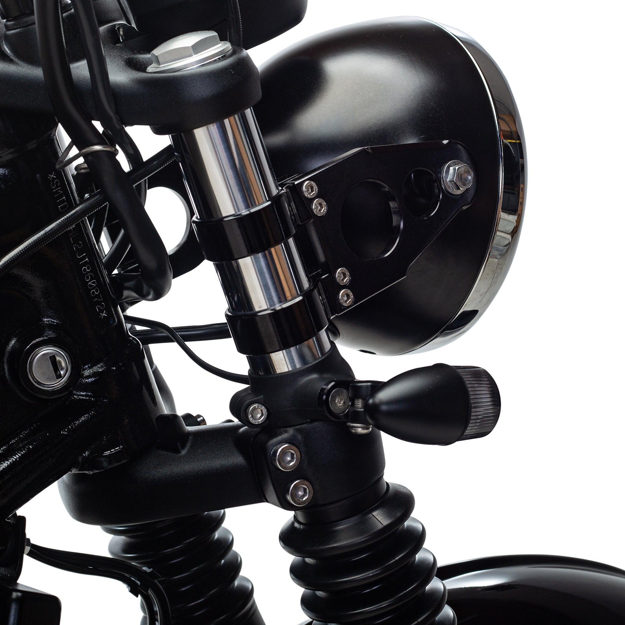 Retro Headlight Ears for Triumph Motorcycles - British Customs