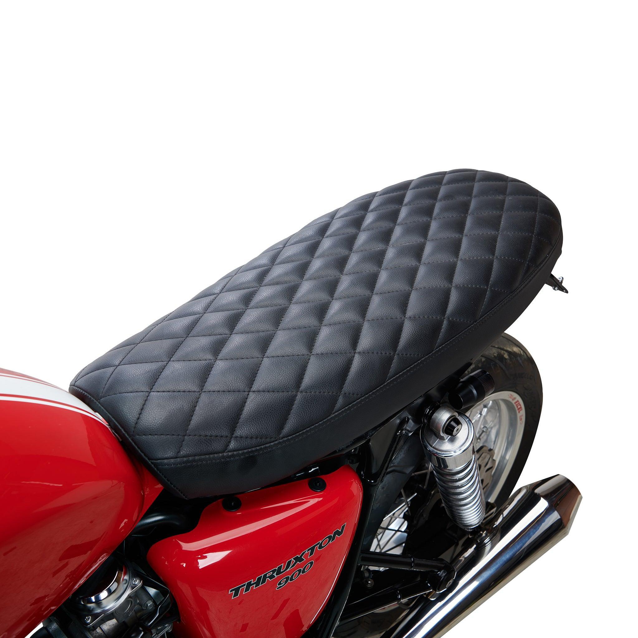 Slammer Diamond Stich Gel Seat for Triumph Motorcycles - British Customs