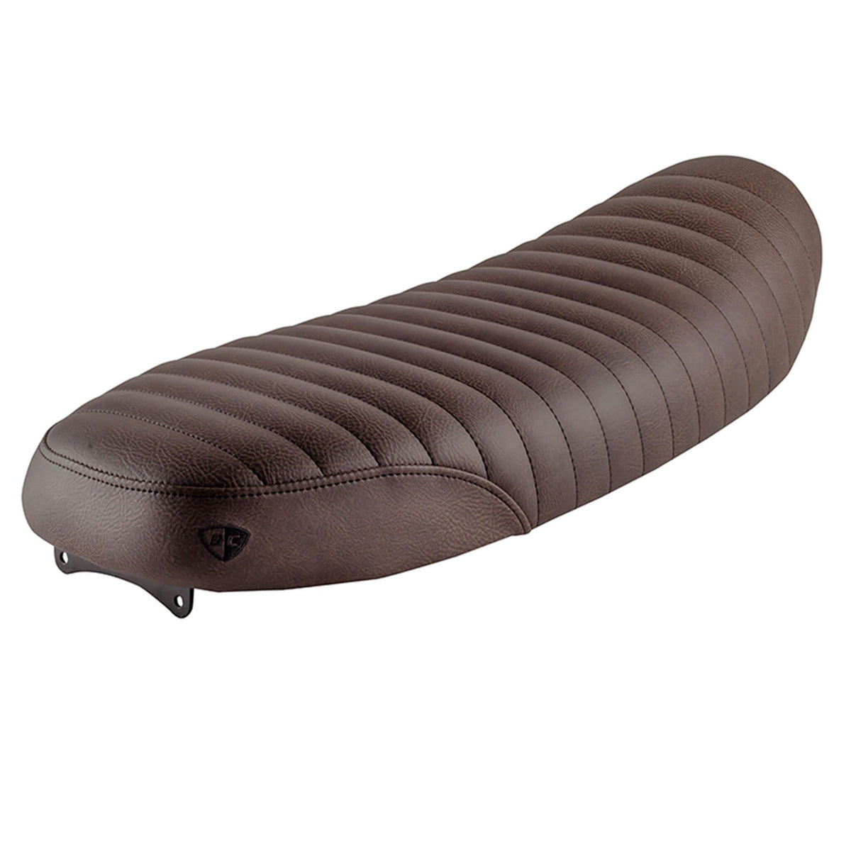 Brown Slammer Tuck N Roll seat seen from above