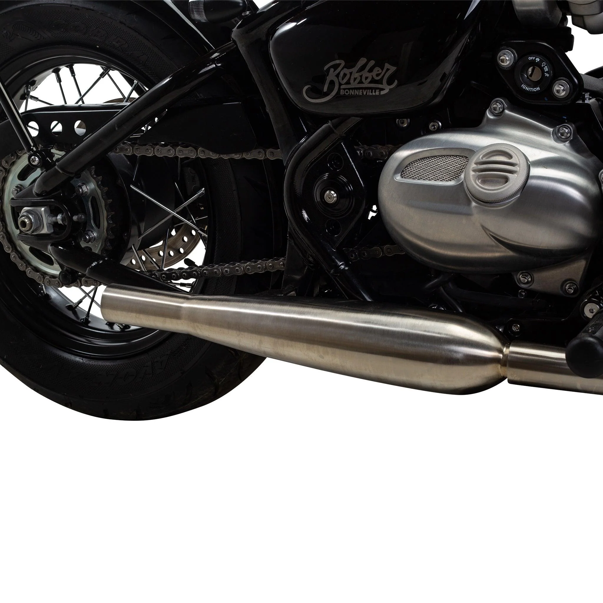 Bonneville T100/120 Sleeper Pro Slip-On Exhaust Up to 2017 Bonneville T100/120 Sleeper Pro Slip-On Exhaust Up to 2017