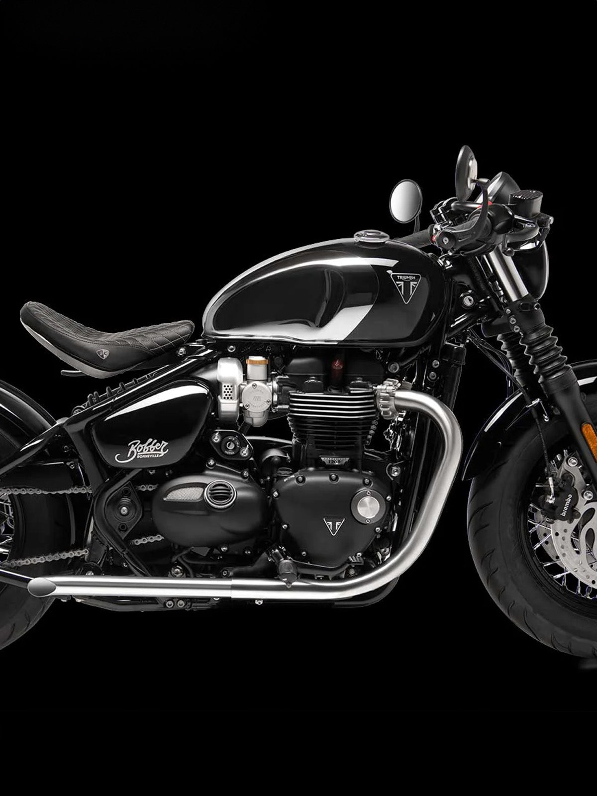 Triumph Bobber Cafe by British Customs