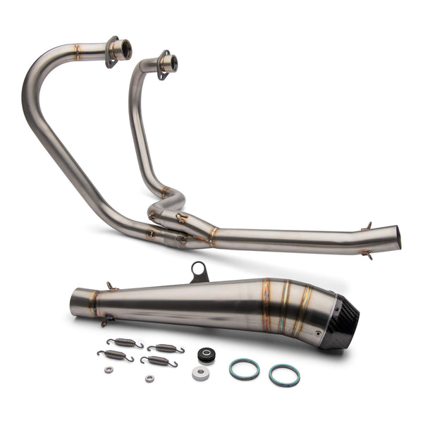 2-1 Low GP Carbon Full System for Speed Twin 1200 / Thruxton 1200 / R