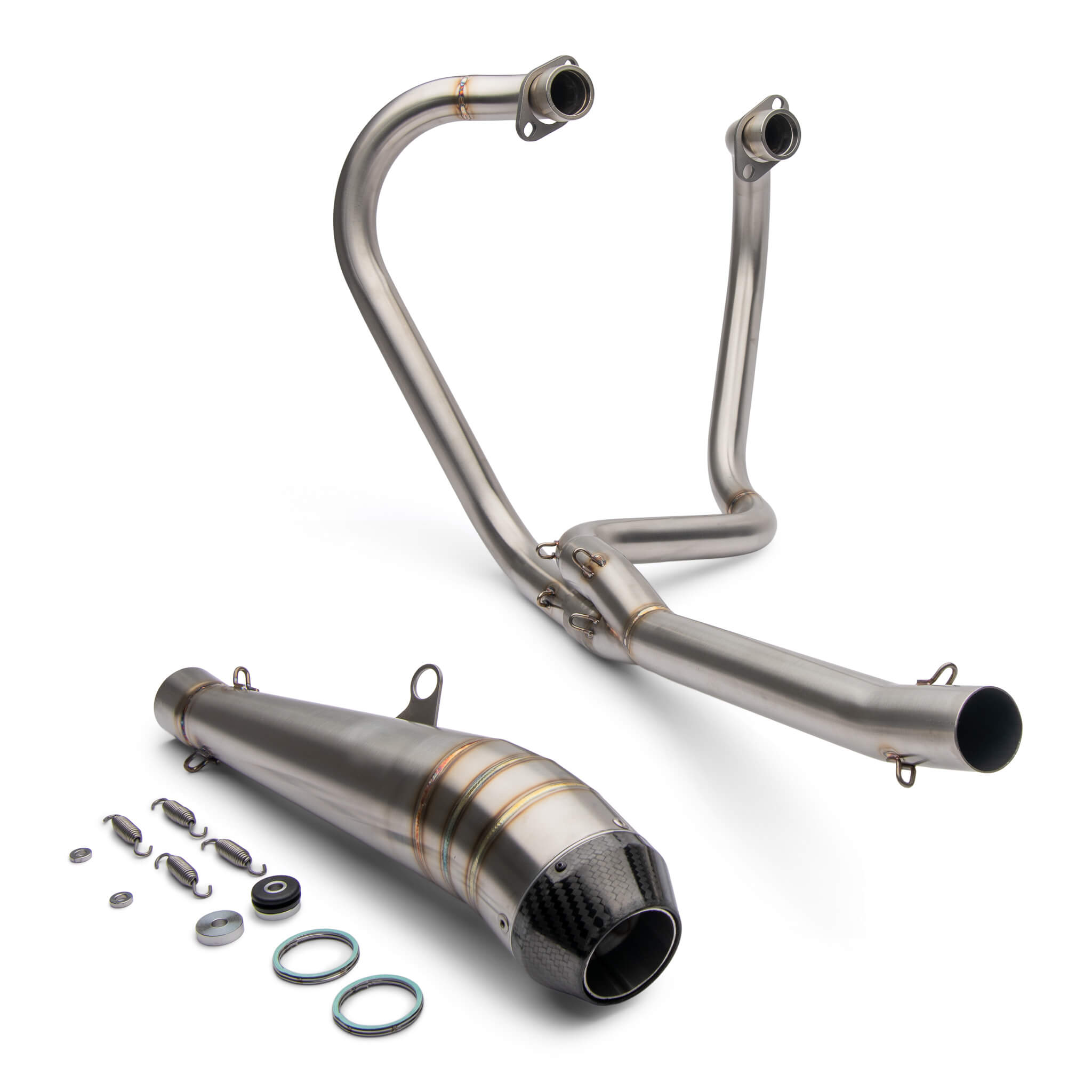 2-1 Low GP Carbon Full System for Speed Twin 1200 / Thruxton 1200 / R / RS