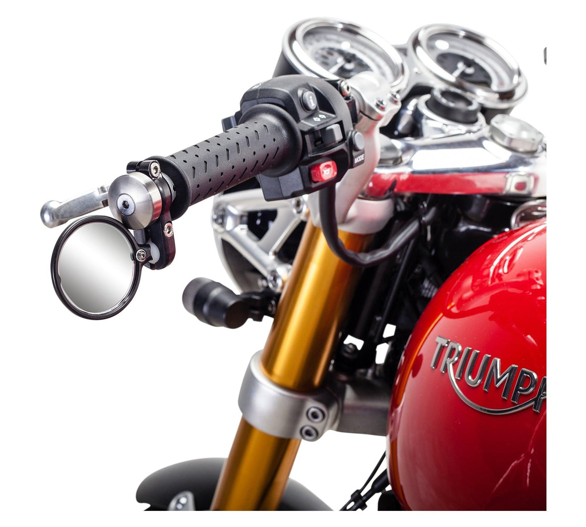 Motorcycle Handlebar End Finishers by British Customs