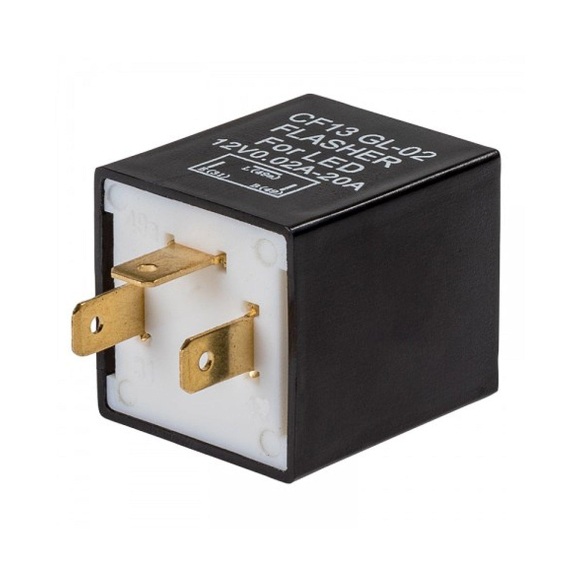 Promo 2X 3Pin Electronic Flasher Relay Fix For Car LED Turn Signal Light Blink Diskon 23% Di - Foto 1