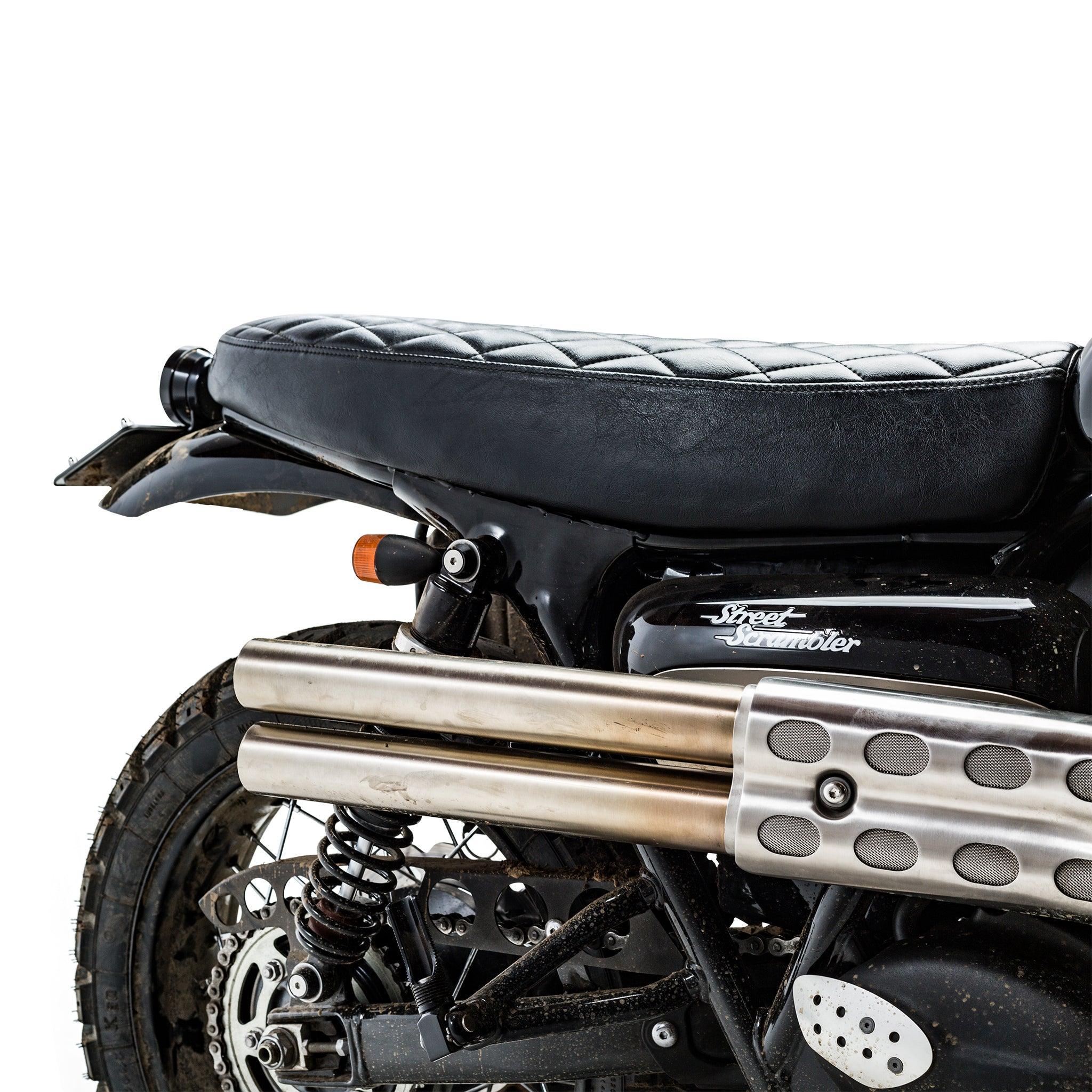 Slammer Diamond Stich Gel Seat for Triumph Motorcycles - British Customs